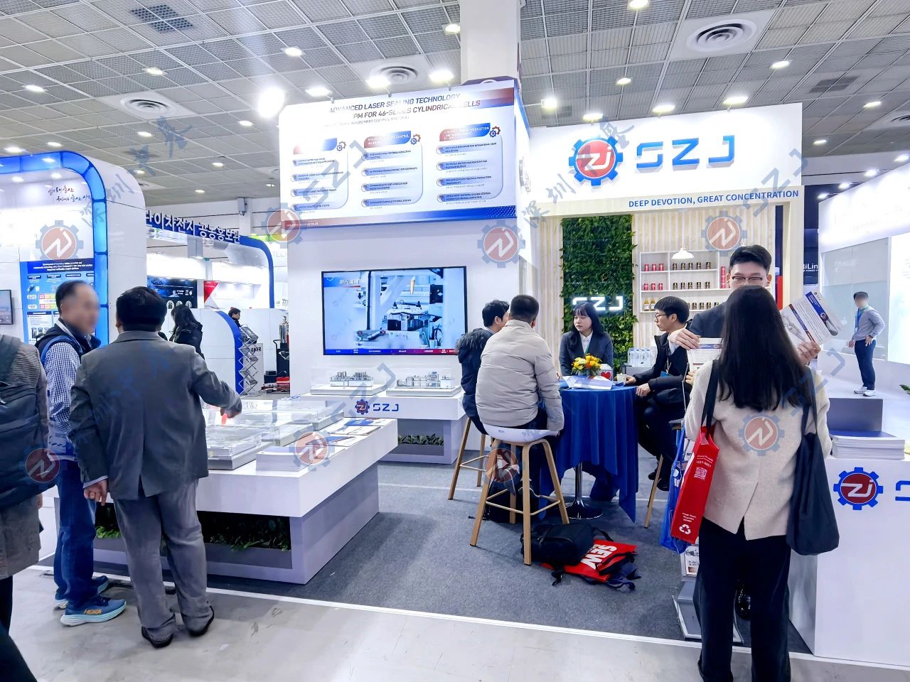 46系圆柱高速激光封口技术领跑，深圳中基闪耀2025 InterBattery